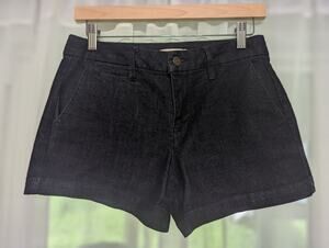 Harper Heritage Dark Blue Mid-Rise Jean Shorts - Size 27